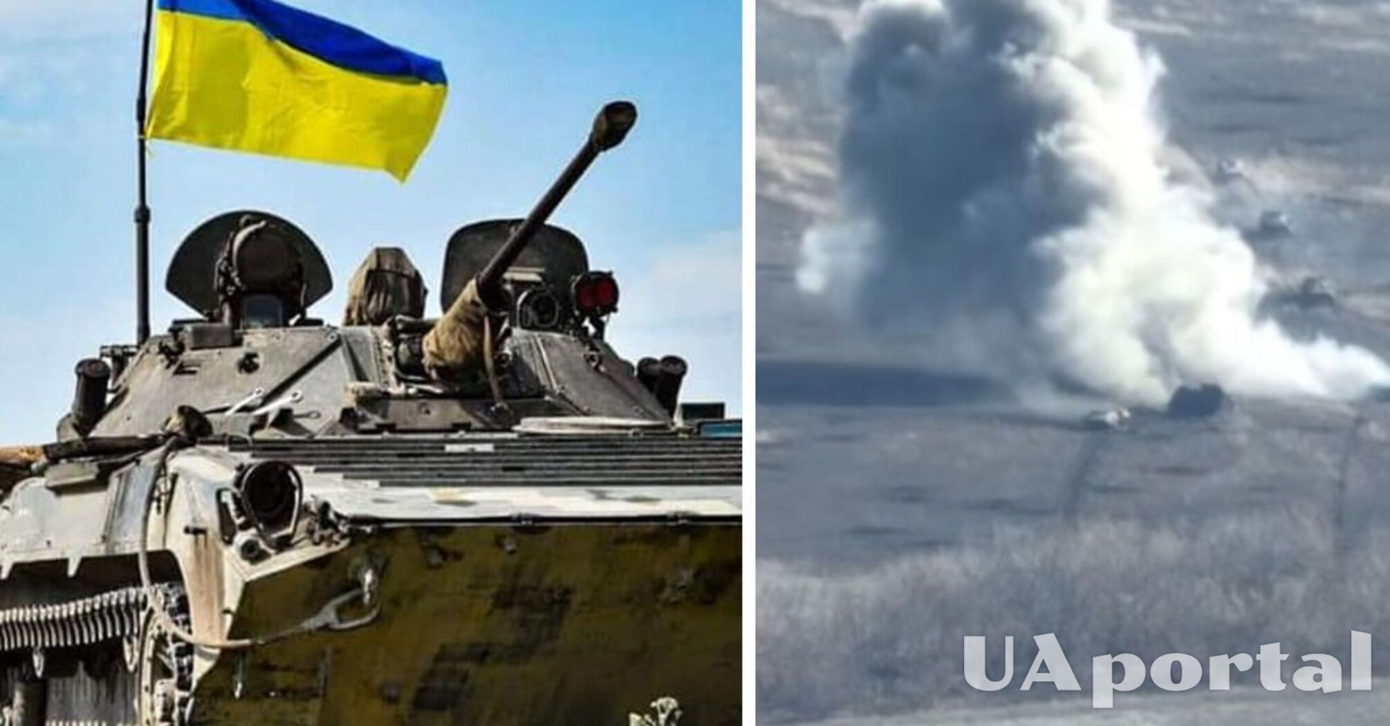 Украинские танкисты эффектно уничтожили колонну бронетехники российских оккупантов (видео)