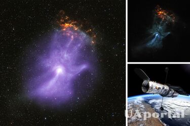 Телескоп NASA поймал в объектив 'кости призрачной космической руки' (фото и видео)
