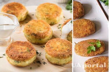 Как сделать жареную закуску из картофельного пюре в панировке