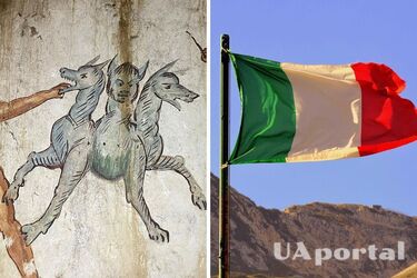 A 2000-year-old tomb with a fresco of a cerberus discovered in the suburbs of Naples (photo)