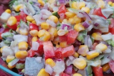 Як зробити салат з продуктів на олів'є та вінегрет