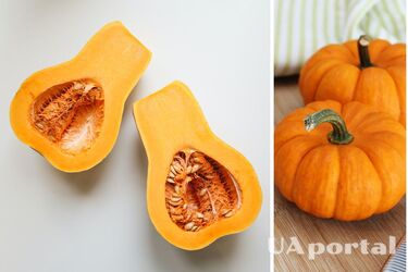 How to quickly peel a pumpkin