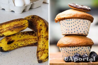 Не выбрасывайте коричневые бананы: рецепт вкусных кексов с бананом