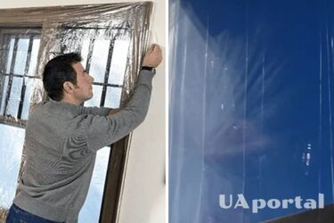 How to insulate windows with cling film