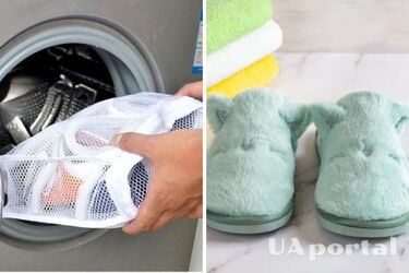 Господині порадили, як правильно прати капці в пральній машині