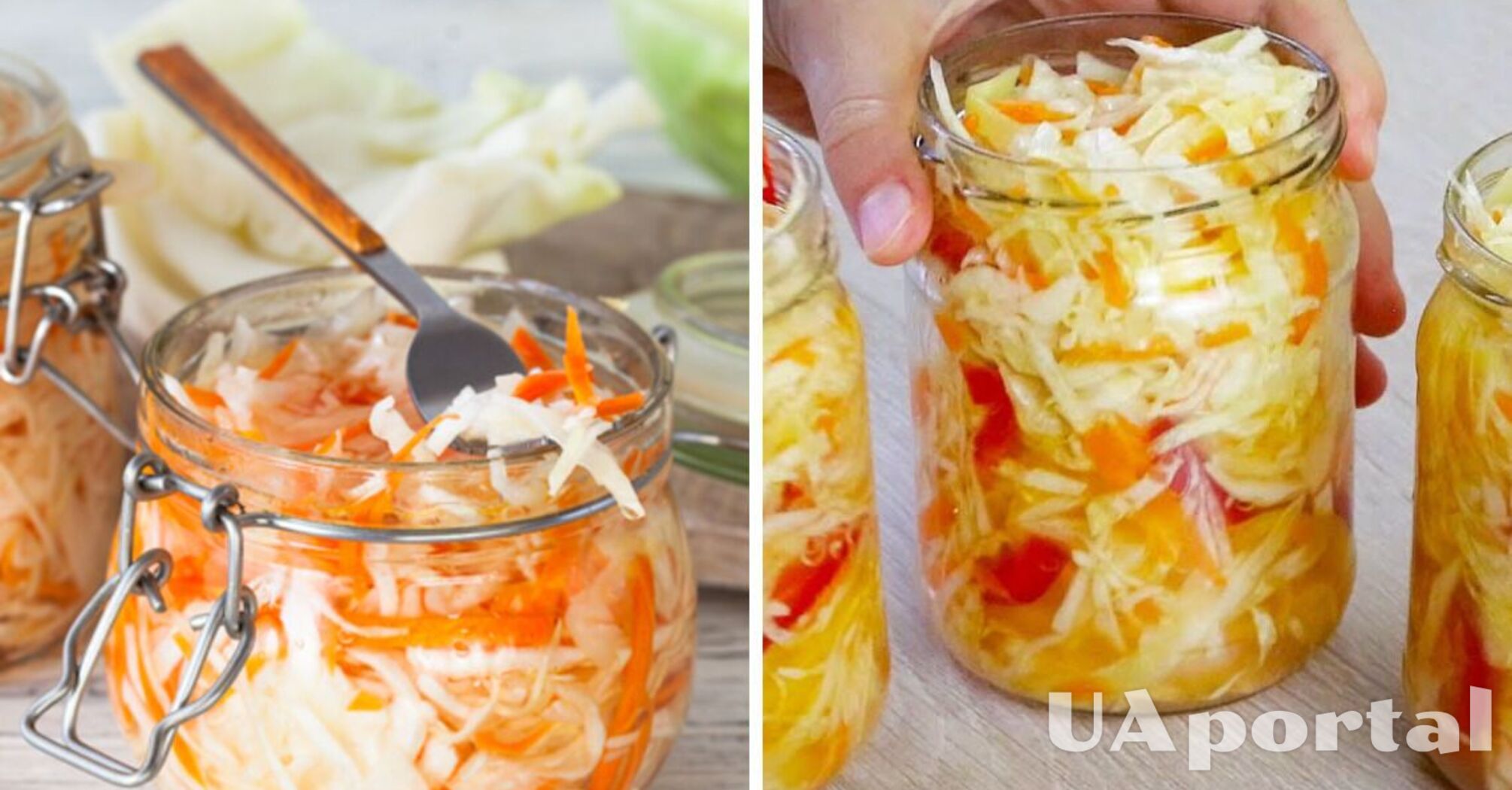 Капуста в быстром маринаде острая