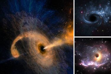 Науковці знайшли найдавнішу чорну діру у всесвіті (фото)