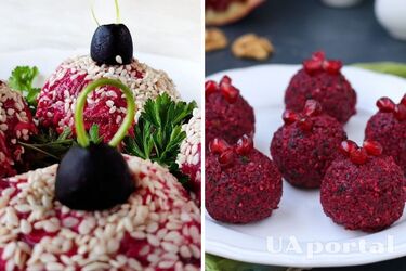 Як подати салат шуба у формі прикрас для ялинки