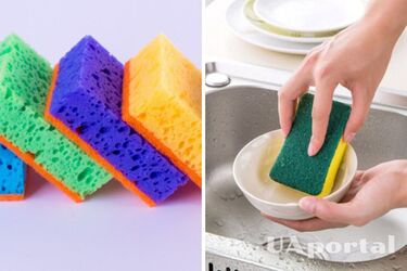 Стане розплідником бактерій: як не можна використовувати губку для миття посуду