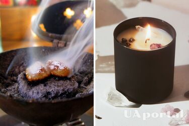 What do the scents of incense, sulfur, candle, and rotten fish mean?