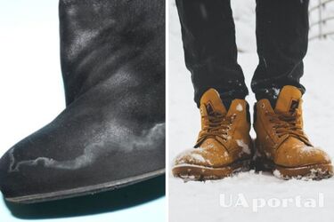 Як почистити зимове взуття від слідів солі