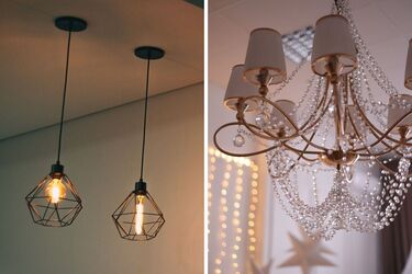 Люстры или лампы