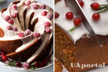 Как приготовить рождественский кекс с клюквой: простой рецепт