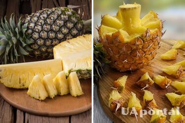 Как быстро почистить ананас