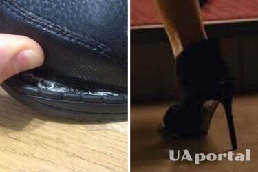 Що означає підірвана підошва і каблук, що відвалився від взуття.