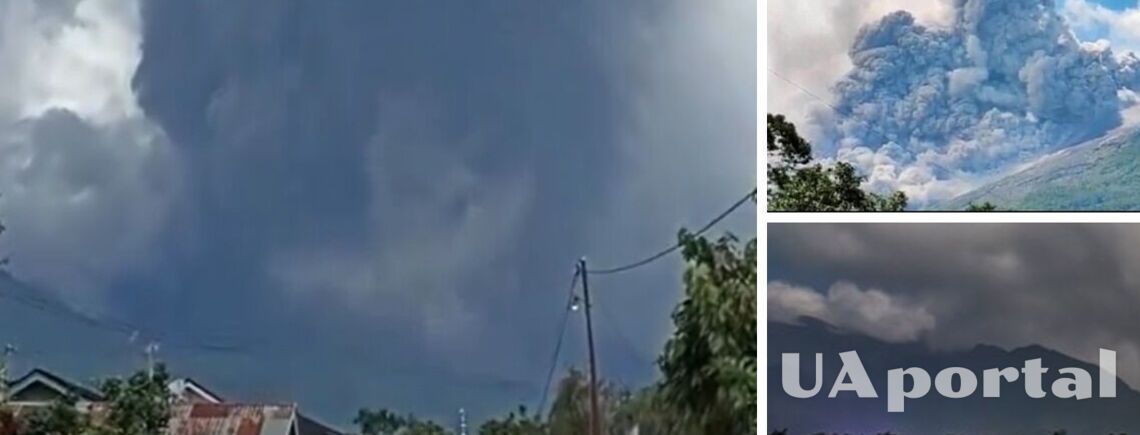 Popiół wzniósł się na wysokość trzech kilometrów: erupcja wulkanu Marapi w Indonezji (zdjęcia i wideo)