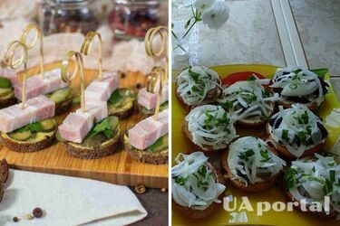 Как сделать бутерброды с сельдью и черным хлебом