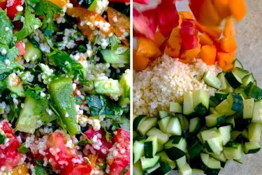 Весняний салат 'Табуле' з кускусом: покроковий рецепт приготування