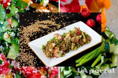 Постные блюда на Страстную неделю: как приготовить вкусный салат с зеленой гречкой