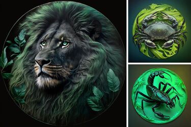 Лев, Рак и Скорпион