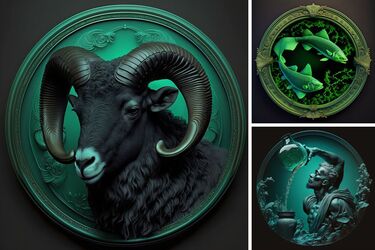 Овен, Риби та Водолій