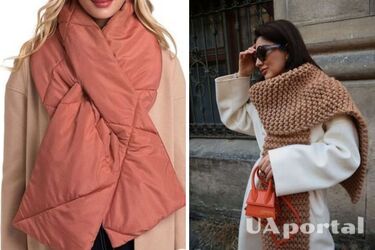 С ярким принтом и дутый: стилисты назвали 5 трендовых шарфов на зиму – 2023-2024