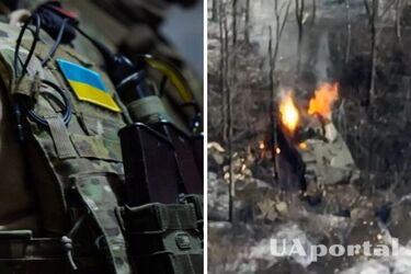 ЗСУ з одного пострілу ефектно знищили ворожу САУ (відео)