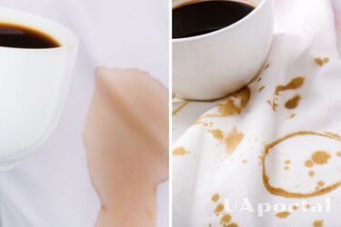 Як вивести плями від кави з одягу