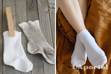 Как отбелить белые носки