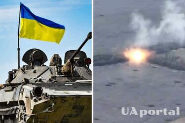 Українські військові з танка знищили групу окупантів на Запорізькому напрямку (відео)