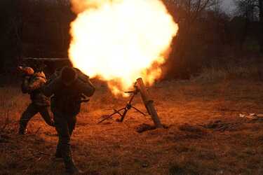 Рыцари Зимнего Похода показали видео ликвидации места дислокации вражеских войск и БК оккупантов