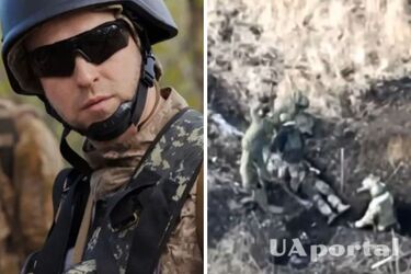 Украинский дрон прицельно сбросил гранату на пытавшихся отстреливаться оккупантов (видео)