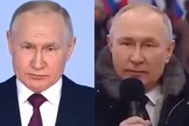 В Лужниках виступав двійник путіна