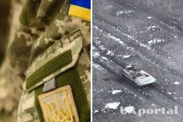 ВСУ дроном-камикадзе уничтожили вражескую БМП-Д вместе с экипажем (видео)