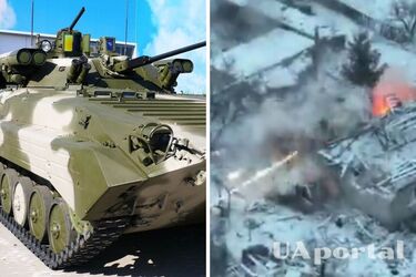 З'явилося відео, як бійці 93 ОМБр біля Бахмута 'косять ворога' з гармати БМП-2