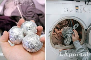 Для чего класть в стиральную машинку шарики из фольги: странный, но полезный лайфхак