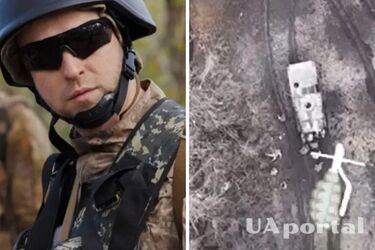 The network showed how a drone with a grenade eliminated Russian infantry near Pervomaiske (video)