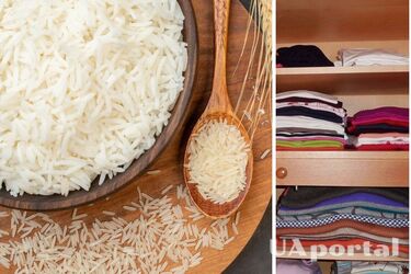 Как избавиться от плохого запаха в шкафу с помощью риса