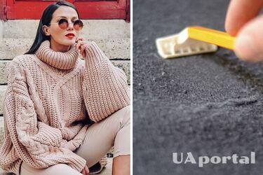 Катышки на одежде: лайфхак с зажигалкой и расческой