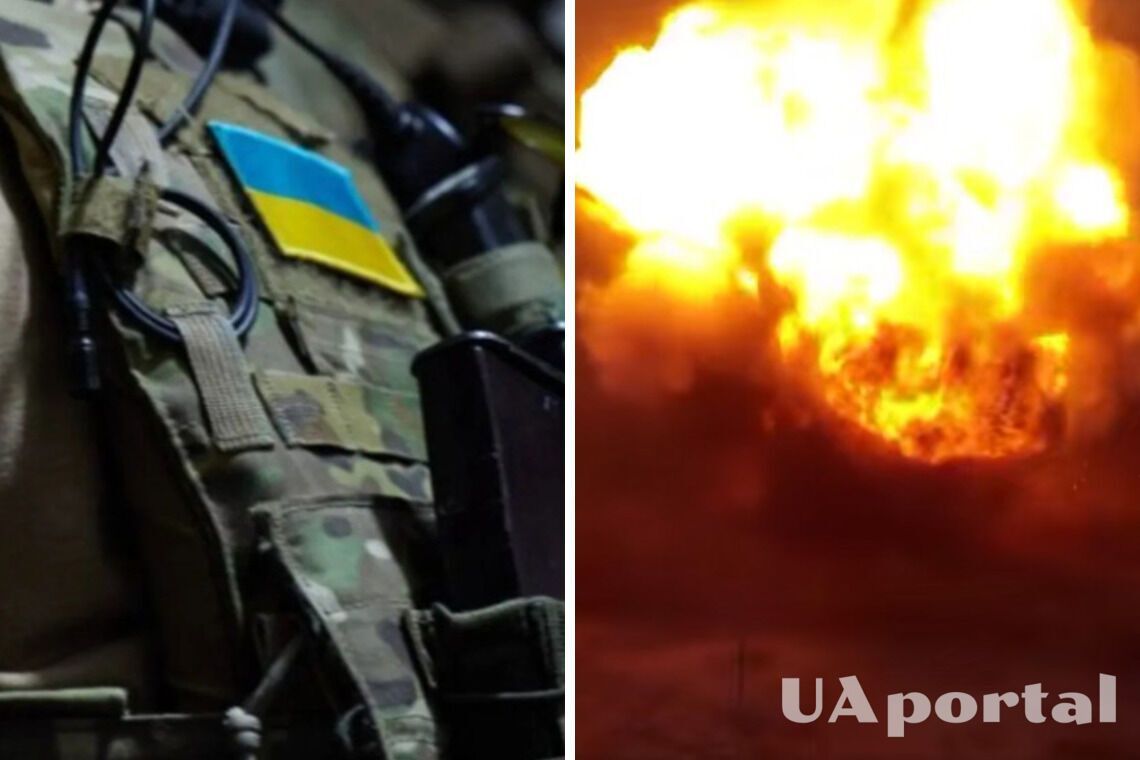 Українські військові знищили ворожий склад БК, який також був казармою окупантів (відео)
