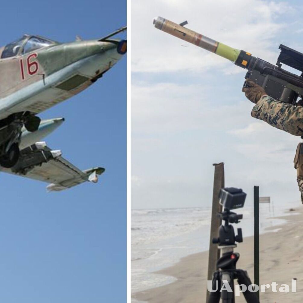 Поблизу Бахмута бійці з підрозділу Нацгвардії 'Іглою' приземлили ворожий літак Су-25 за 11 млн доларів