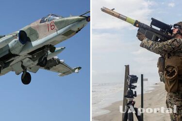 Поблизу Бахмута бійці з підрозділу Нацгвардії 'Іглою' приземлили ворожий літак Су-25 за 11 млн доларів