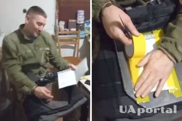 Военный ВСУ показал, как письма от детей защищают их на войне (видео)