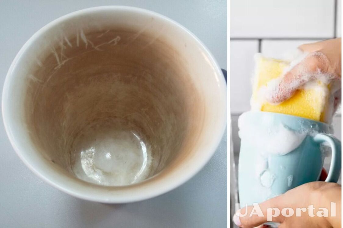 Как легко отмыть чашки от чайного налета: лайфхак