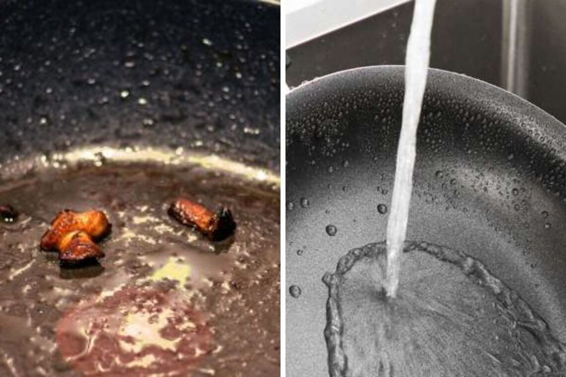 Как очистить сковороду пожарив на ней хозяйственное мыло