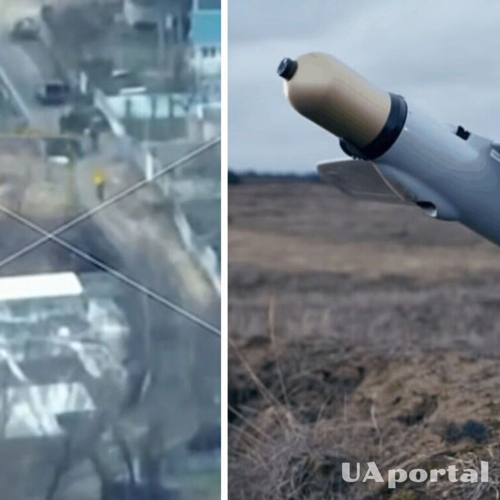 З'явилося відео, як безпілотник-камікадзе знищив ворожу бронетехніку та росіян на півдні України
