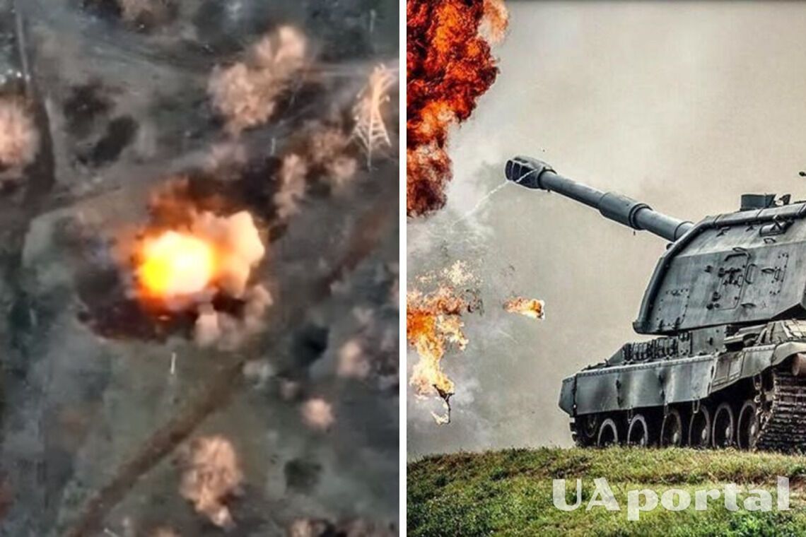 Украинские артиллеристы показали видео уничтожение вражеских САУ и Д-20 возле Соледара