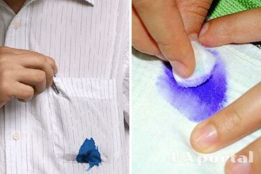 Как вывести чернильные пятна из одежды