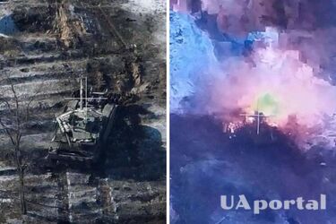Украинские военные показали эффектное уничтожение БМПТ 'Терминатор' оккупантов (видео)
