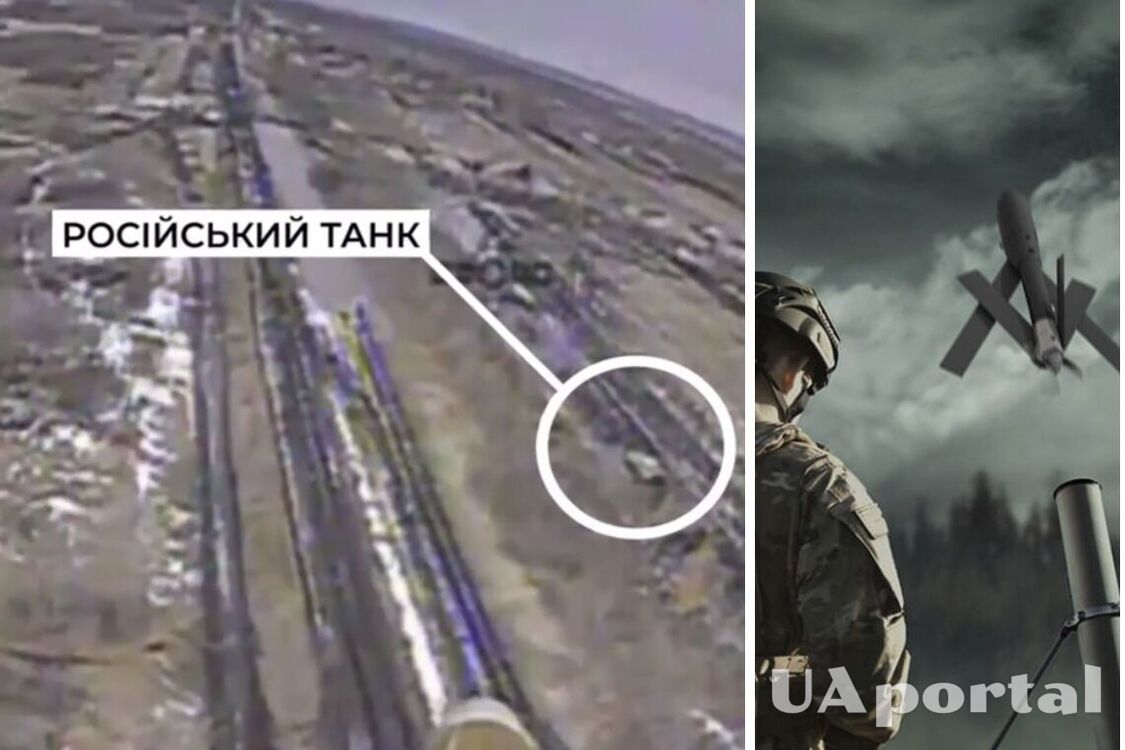 Спецназовцы СБУ взорвали российский танк вместе с экипажем с помощью дрона-камикадзе (видео)
